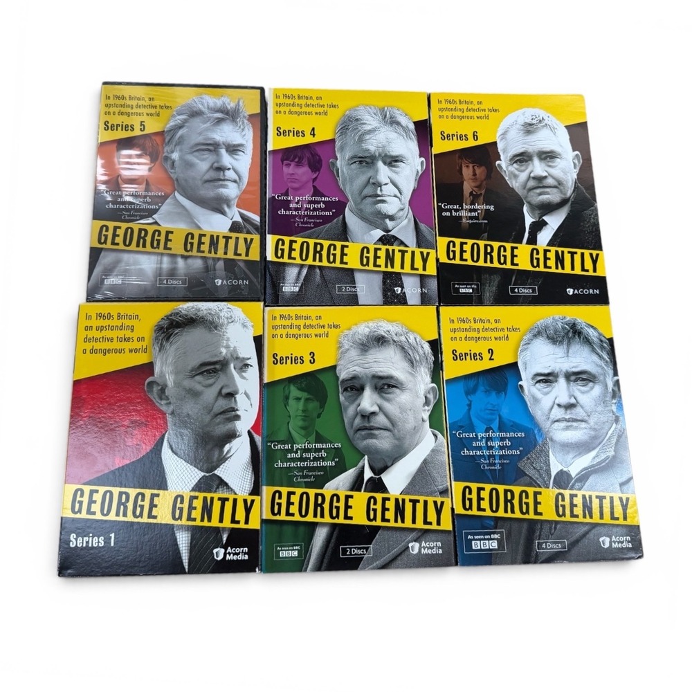 George Gently Series 1-6 DVD Set Martin Shaw British Mystery BBC Acorn Media